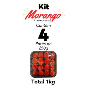 Kit Morango Convencional Fresco  1kg