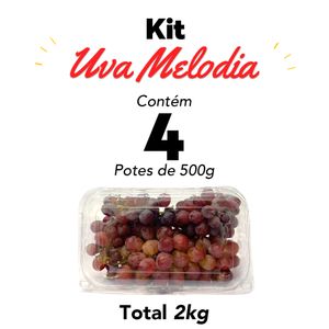 KIT UVA MELODIA  4 POTES 2KG