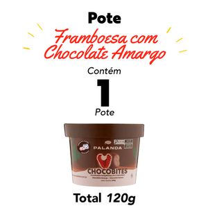 FRAMBOESA COM CHOCOLATE AMARGO 120G