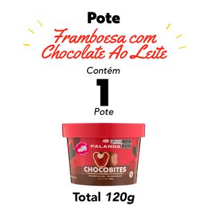 FRAMBOESA COM CHOCOLATE AO LEITE 120G