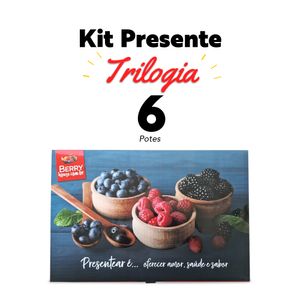 Kit Presente Trilogia 6 potes