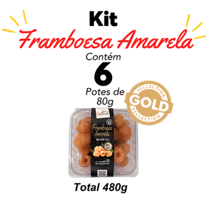 Kit Framboesa Amarela 6 Potes 480g